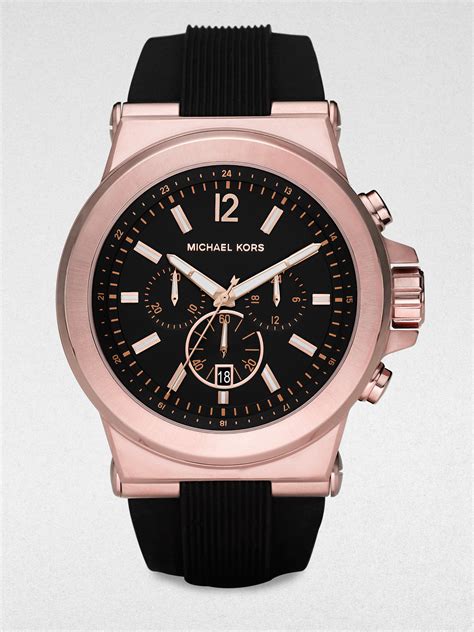 michael kors dylan chronograph with links|Michael Kors chronograph.